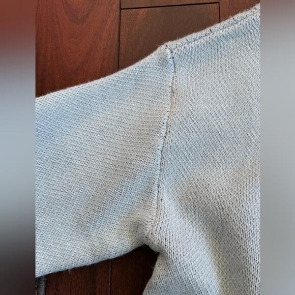Daisies Light Blue Floral Sweater White Daisy Size XXL - Picture 10 of 10